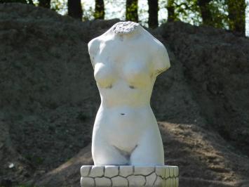 Beeld Torso Vrouw - 55 cm -Steen