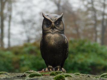 Beeld wijze uil - gietijzer - sculptuur
