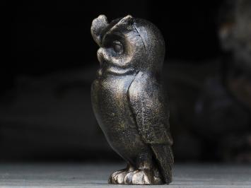 Beeld wijze uil - gietijzer - sculptuur