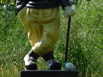 Vintage beeld Golfer - 75 cm - Terracotta - eenmalig leverbaar!
