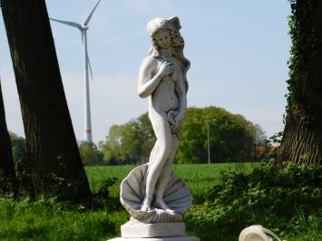 Statue Frau mit Muschel - 82 cm - Stein