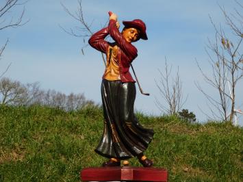 Vintage Statue Female Golfer - 70 cm High | Unique & One-Off Availability