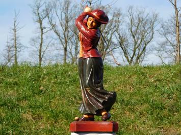 Vintage Statue Female Golfer - 70 cm High | Unique & One-Off Availability