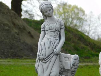 Statue Child with Watercourse - 60 cm - Stone