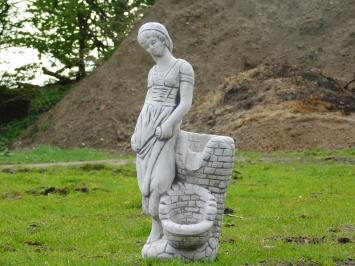 Statue Child with Watercourse - 60 cm - Stone