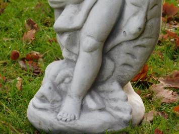 Statue - Water spout - Woman with Fish - Stone