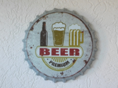 Bottle Cap  - Beer Premium - Wanddekoration Metall