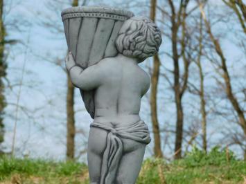 Statue Engel mit Vase - 70 cm - Stein