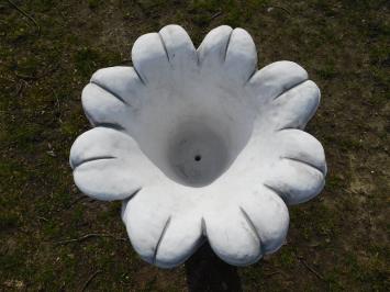 Blumentopf Blume auf Sockel - 105 cm - Stein