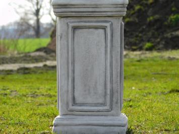 Flowerpot with Roses on Pedestal - 100 cm - Stone