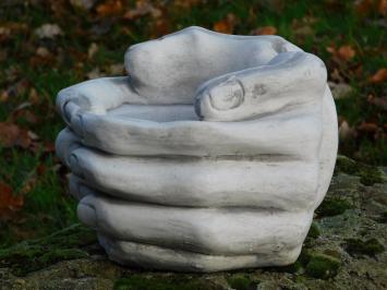 Flowerpot of Hands - Stone - Gardendeco