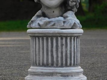 Bloempot Vrouw op Sokkel - 58 cm - Steen