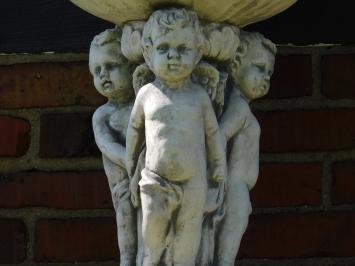 Bloempot Engelen op Sokkel - 125 cm - Steen
