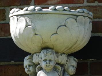 Flower pot with Angels - 65 cm - Stone