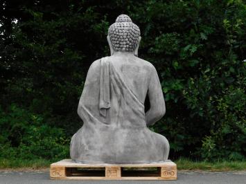 Boeddha Beeld XXL – 155 cm Hoog | Massief Stenen Tuinbeeld