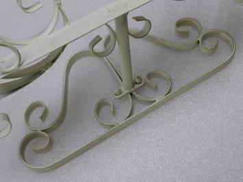 Buchständer Altweiß - 56 cm - Metall