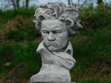 Beethoven on pedestal - 80 cm - Stone