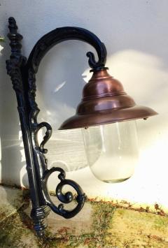 Wall lamp turn of the century lamp With copper lampshade outdoor lamp stall lamp