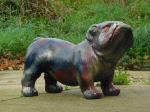 Statue Bulldog - multicolour - polystone