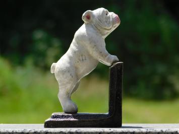 Bulldog Bookend Set – Cast Iron
