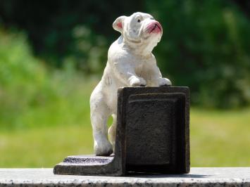 Bulldog Bookend Set – Cast Iron