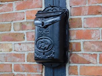 Mailbox ''Mail'' - Black - Cast iron