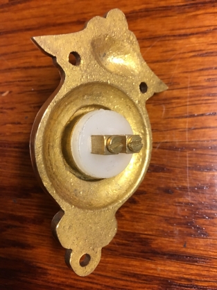 Classic doorbell - polished brass