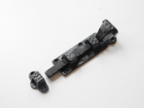 Slide lock - bolt Ciap - wrought iron, black powder coated
