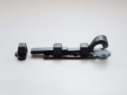 Slide lock - bolt Ciap - wrought iron, black powder coated