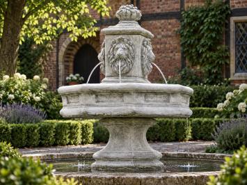 Springbrunnen Löwe XL - 125 cm - Stein