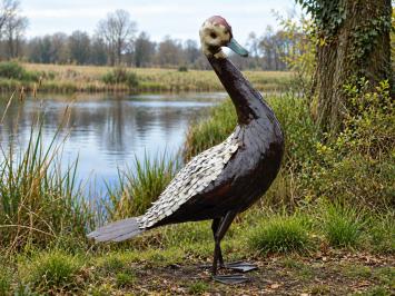 Knobbelzwaan - 128 cm - Uniek en Handgemaakt uit Metaal
