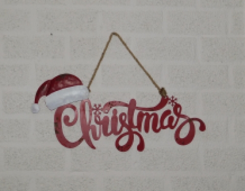 Decoratieve hanger Christmas - metaal met touw