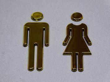 WC-Türschilder - Mann und Frau - WC-Schilder