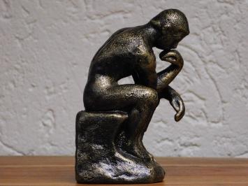 Statue The Thinker - Cast iron - Bronze look