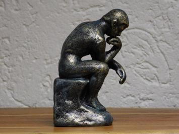 Statue The Thinker - Cast iron - Green Finish