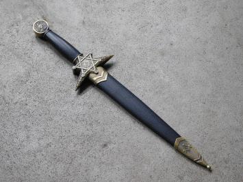 Decorative dagger - Freemason - steel blade