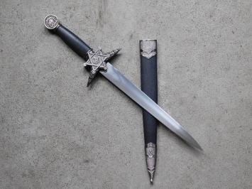 Decorative dagger - Freemason - steel blade - z/zw