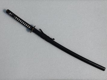 Dekoratives Katana mit Scheide – 106 cm – Schwarz