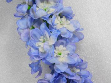 Künstliche Blume Rittersporn-Zweig - Blau - 114 cm