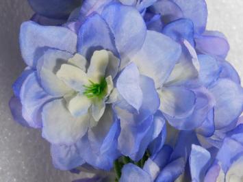 Künstliche Blume Rittersporn-Zweig - Blau - 114 cm