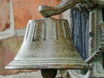 Cast Iron Anchor Doorbell – Green/Brown – Includes Cord