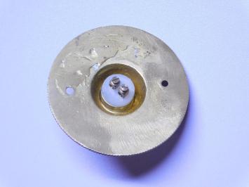 Deurbel ''Visitors Welcome'' - 8 cm - Messing