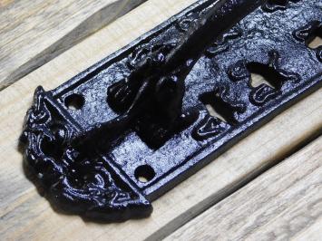 Door handle dragon guard | medieval style | iron | black