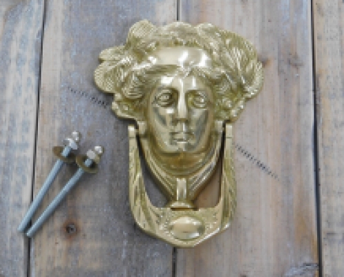 Door knocker Medusa Gorgon Brass, very nice design.