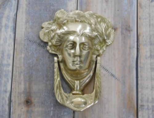 Door knocker Medusa Gorgon Brass, very nice design.