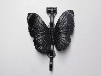Door knocker Butterfly - Black - Iron