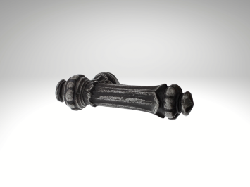 Door handle Oxford - Cast iron Galvanised