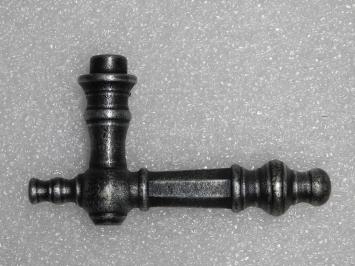 Door handle Victoria - Cast iron Galvanised