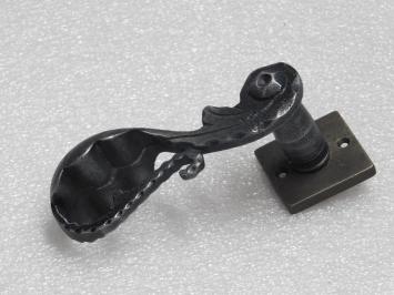 Set Deurklinken Vienna met Klinkrozetten - Gietijzer Verzinkt