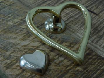 Beautiful door knocker heart shape 